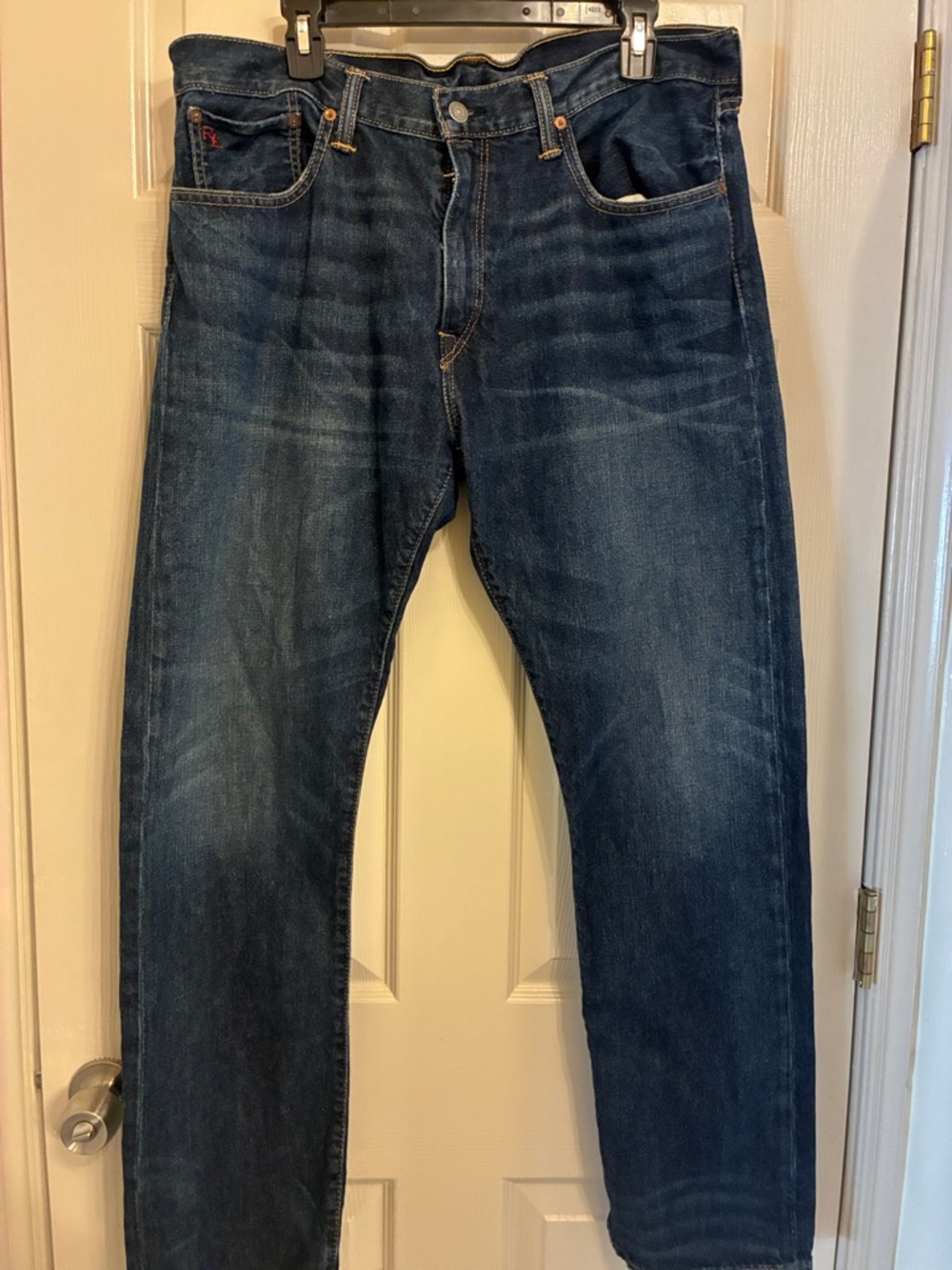 Polo by Ralph Lauren Men's Straight Fit Dark Blue Jeans